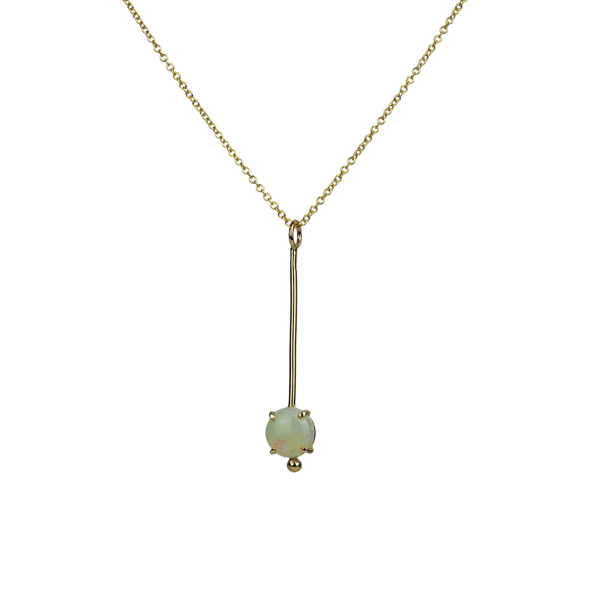 14k Australian Opal Necklace