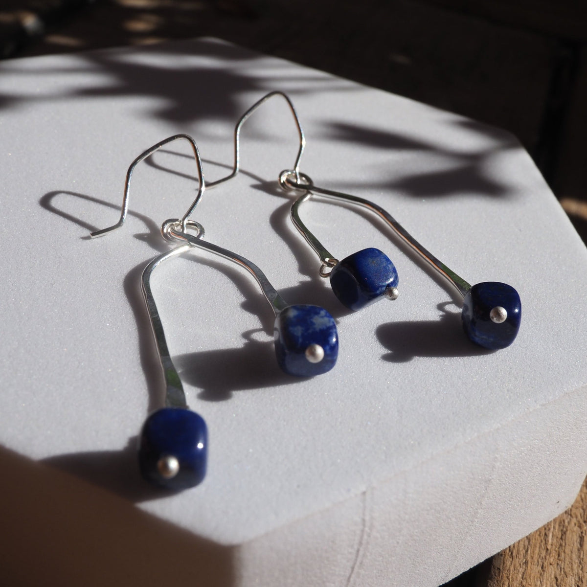 Lapis Mobile Earrings - Mettle by Abby