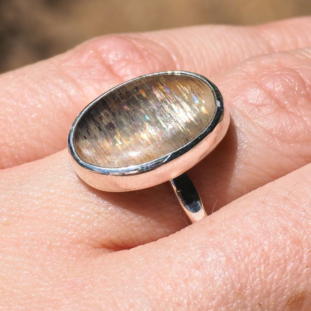 Meteor Shower Ring-Handmade Sterling Silver