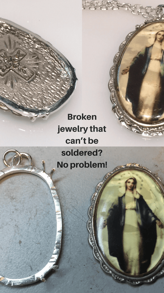 What to do with sentimental jewelry that can't be soldered - Mettle by Abby