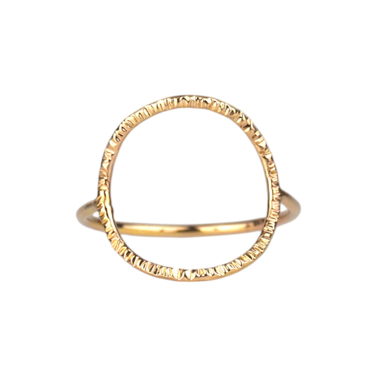 14k Gold Halo Ring - Mettle by Abby