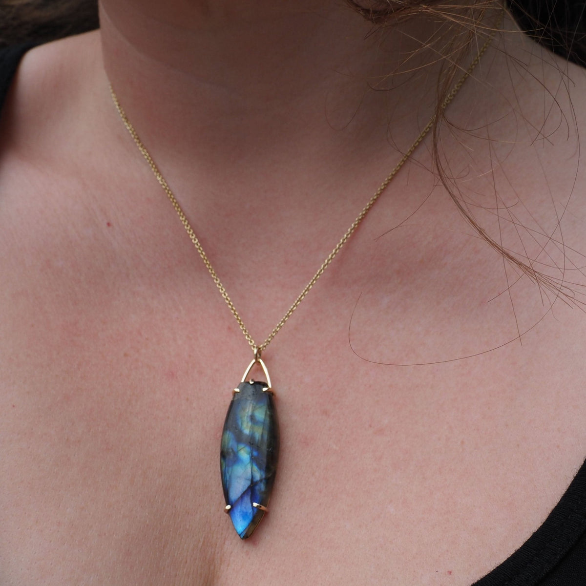 14k Labradorite Dream Necklace - Mettle by Abby