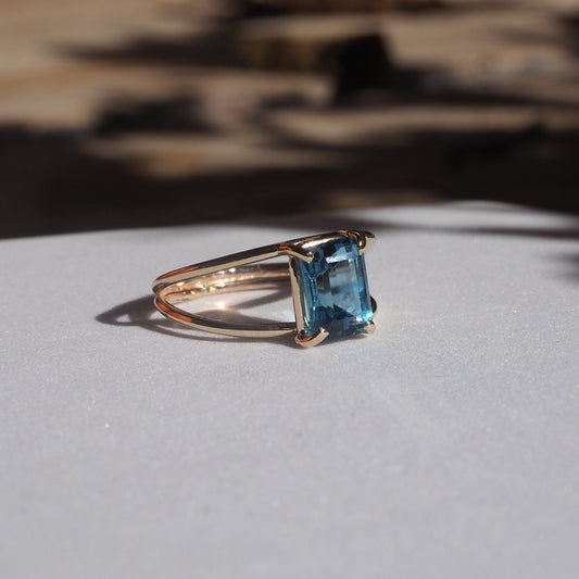 14k London Blue Topaz - Mettle by Abby