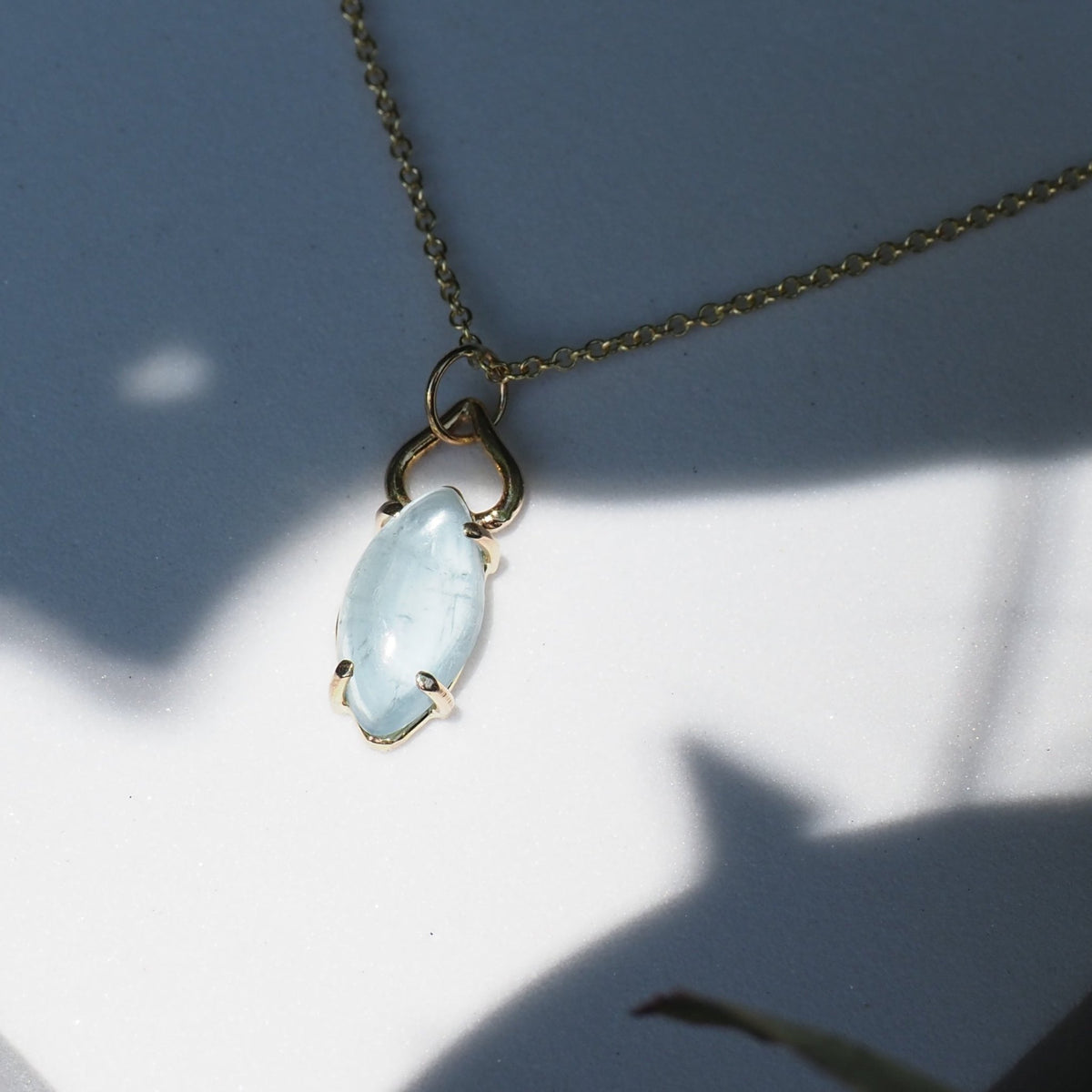 14k Marquis Aquamarine - Mettle by Abby
