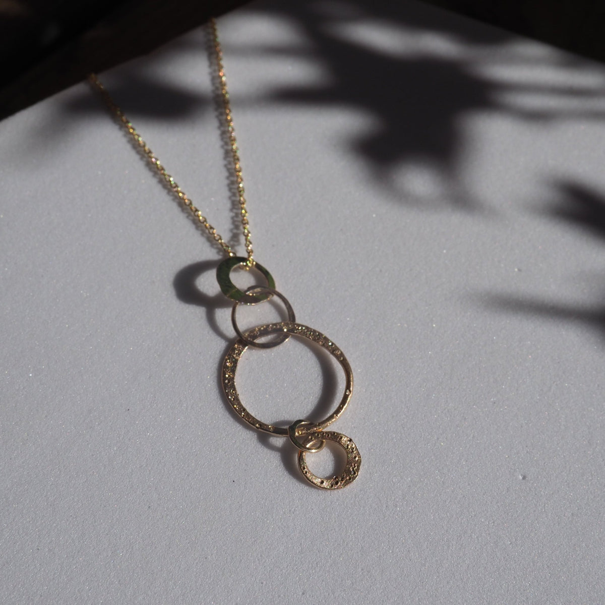 14k Star Dust Orbit Necklace - Mettle by Abby