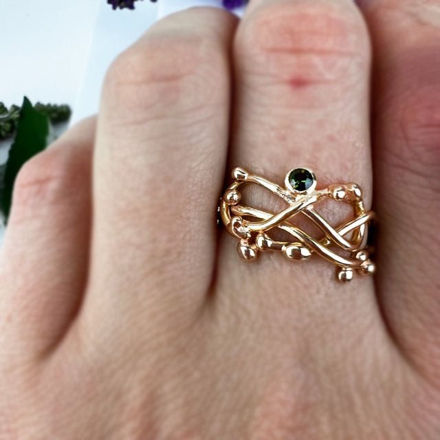 14k Tourmaline Symphony Ring - Mettle by Abby