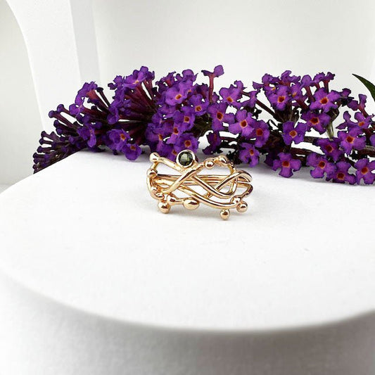 14k Tourmaline Symphony Ring - Mettle by Abby