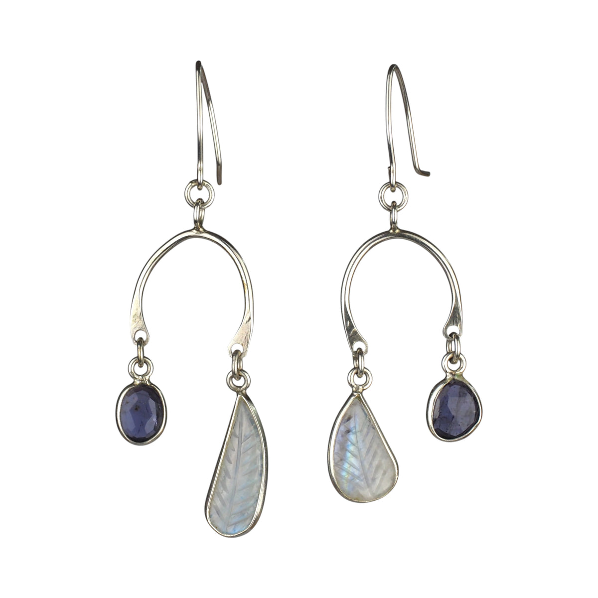 Lunar Leaf Earrings