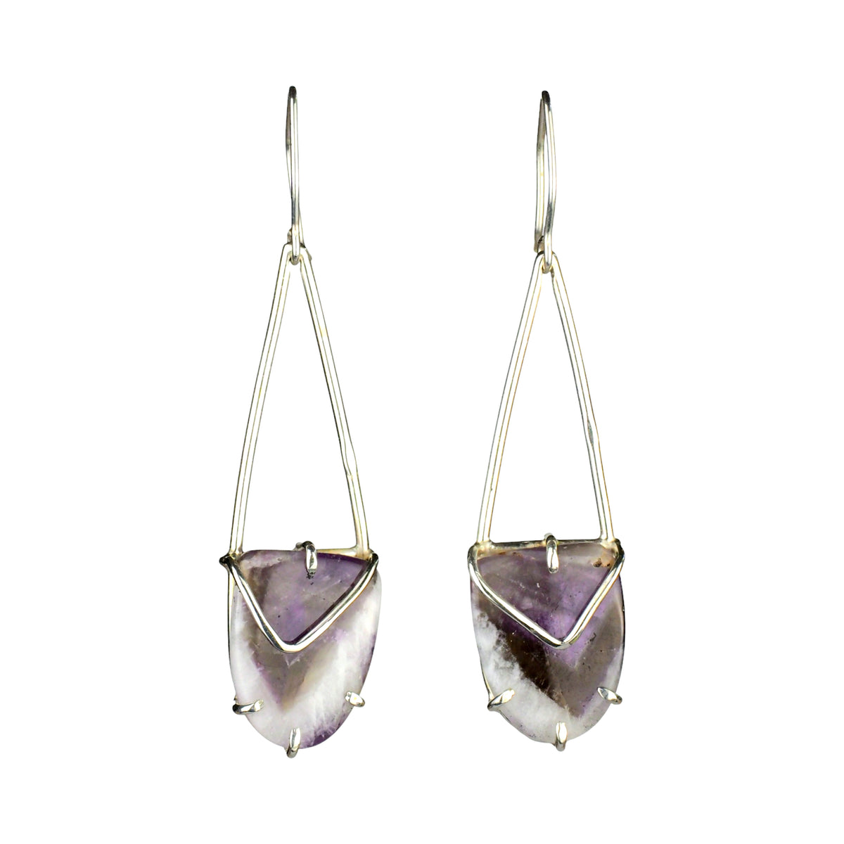 Amethyst Sigil Earrings