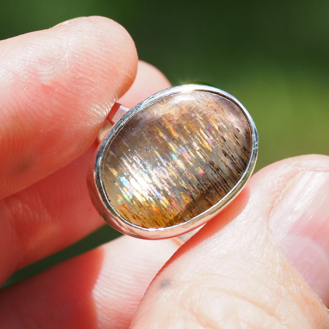 Meteor Shower Ring-Handmade Sterling Silver