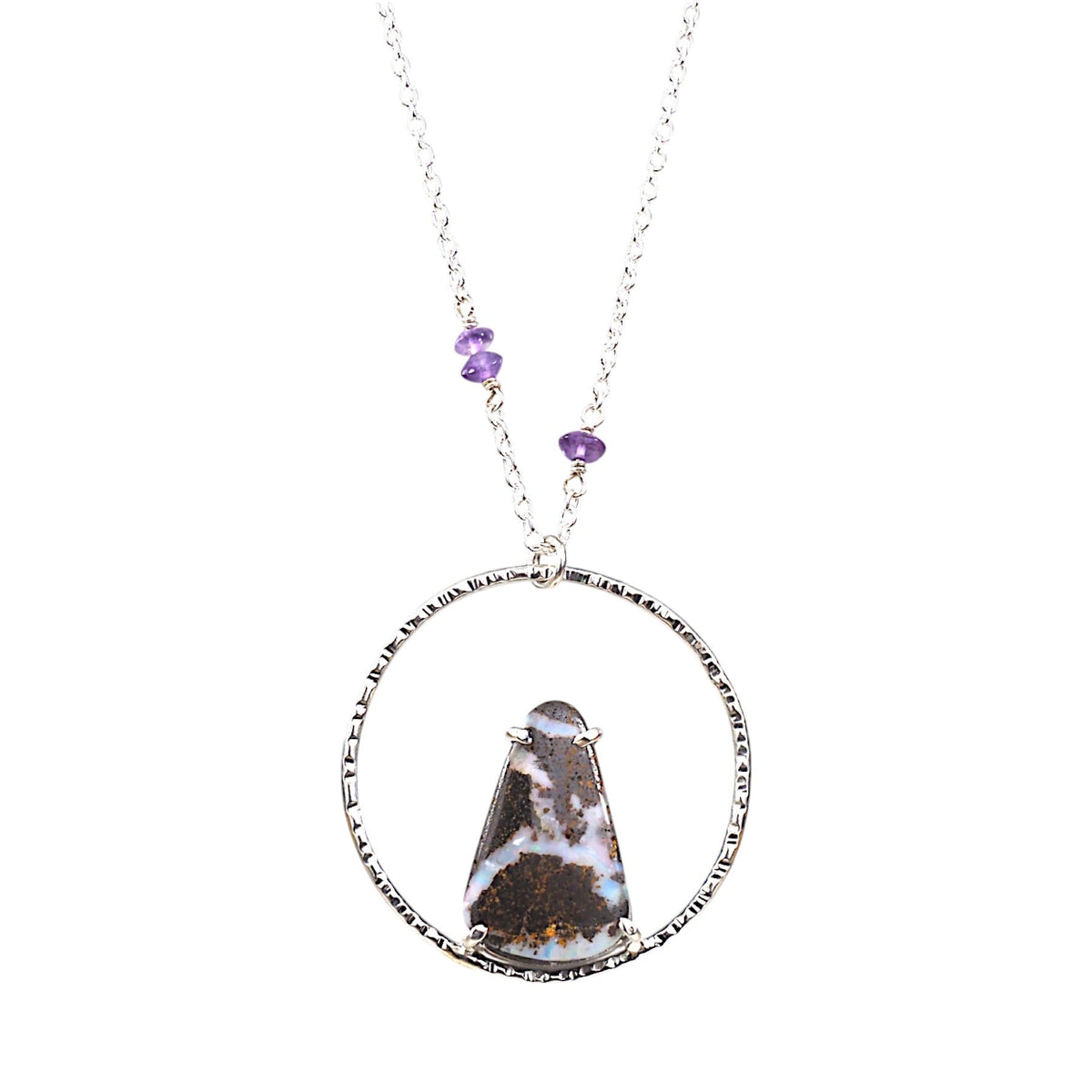 Boulder Opal Statement Necklace - Mettle by Abby