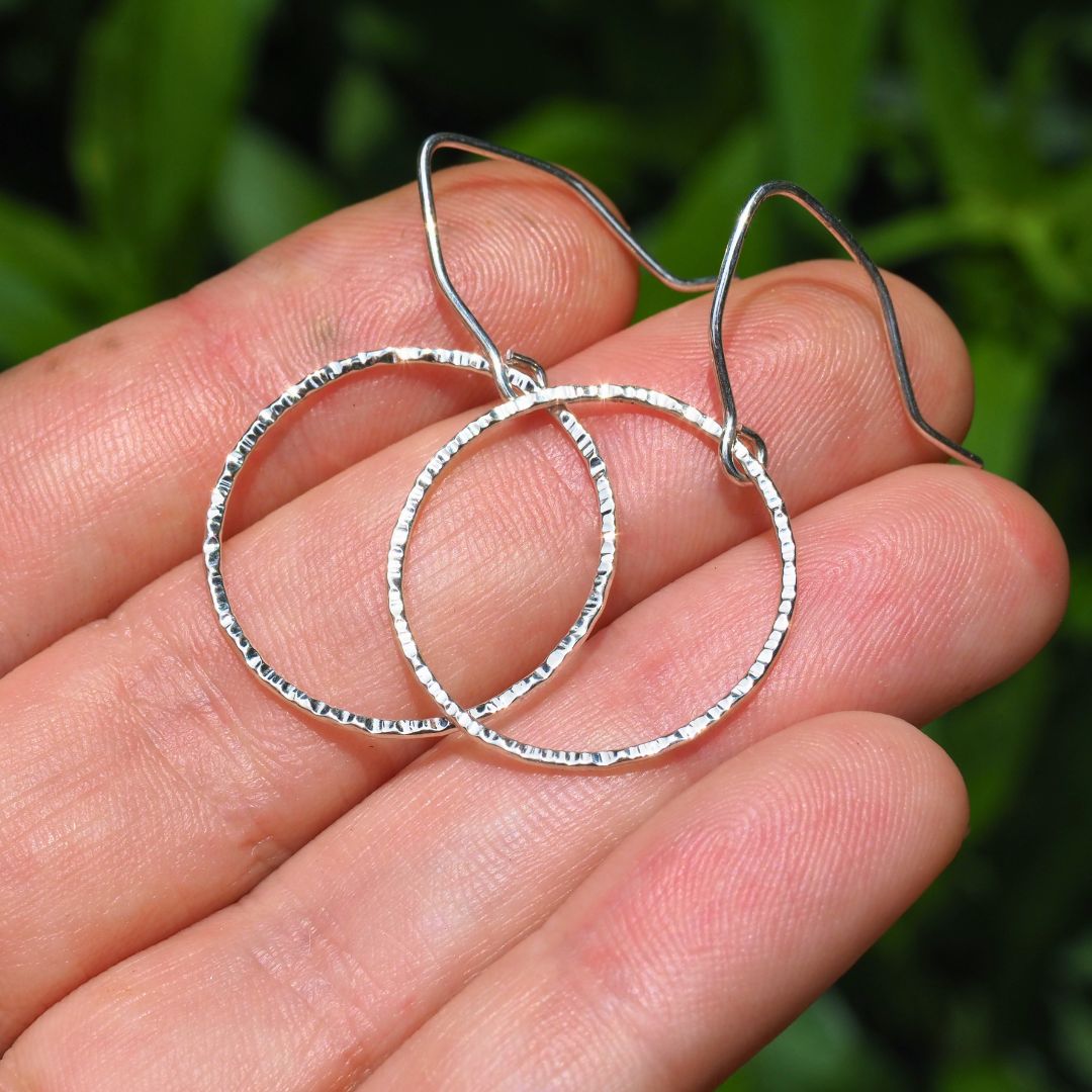 Lighcatcher Earrings in Silver-Handmade Sterling Silver