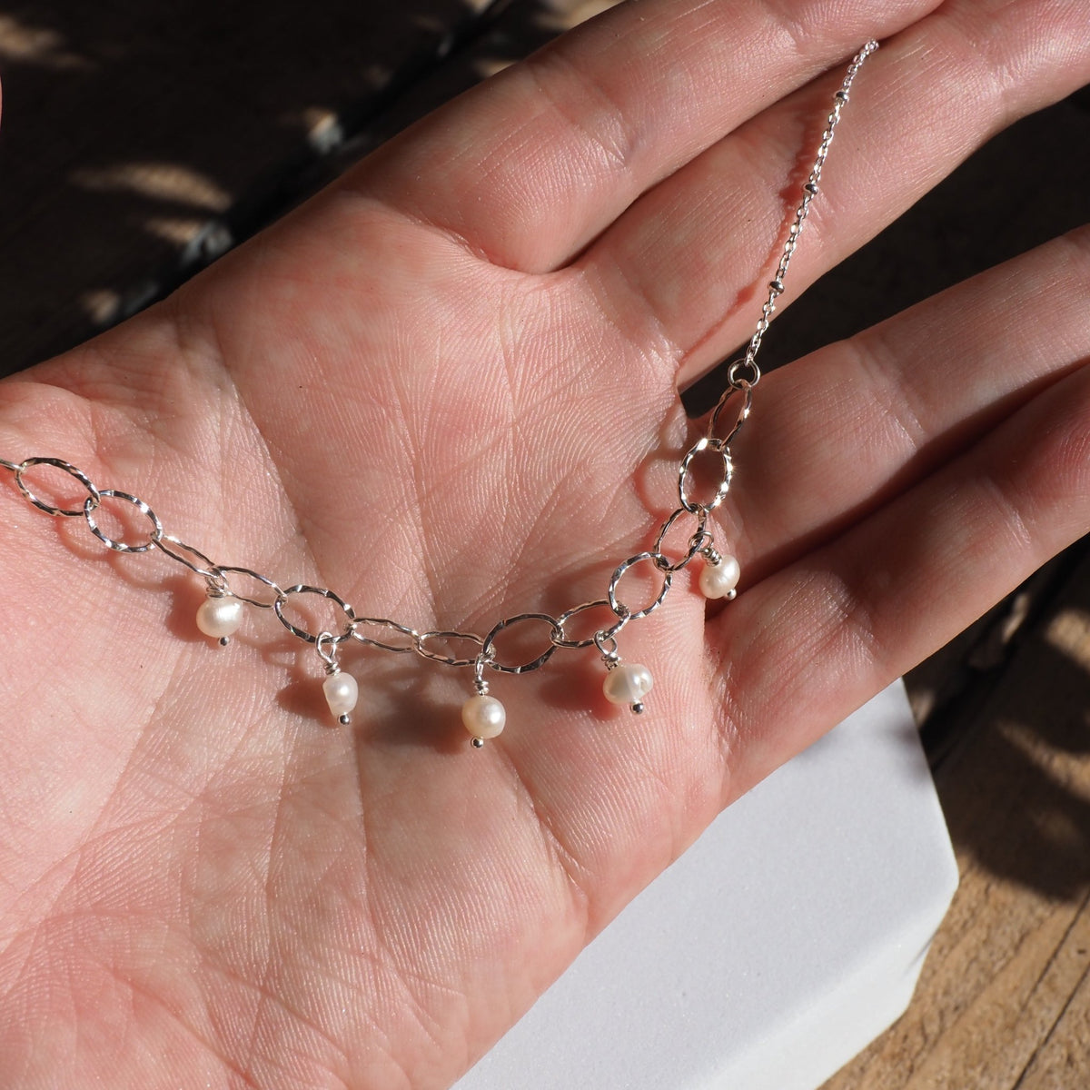 Dancing Pearls Necklace - Mettle by Abby