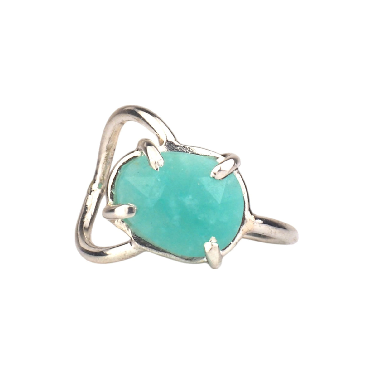 East - West Amazonite Ring - Mettle by Abby