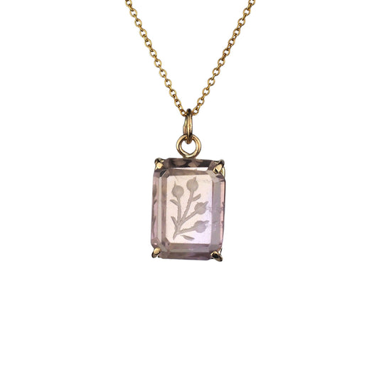 Floral Keepsake Necklace - Mettle by Abby