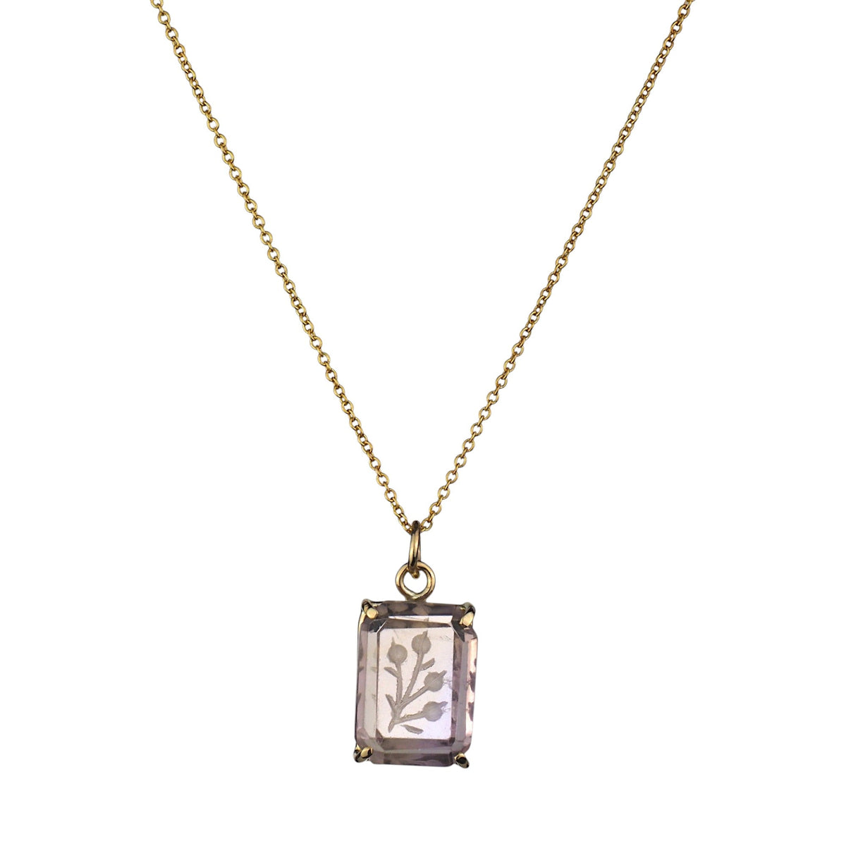 Floral Keepsake Necklace - Mettle by Abby