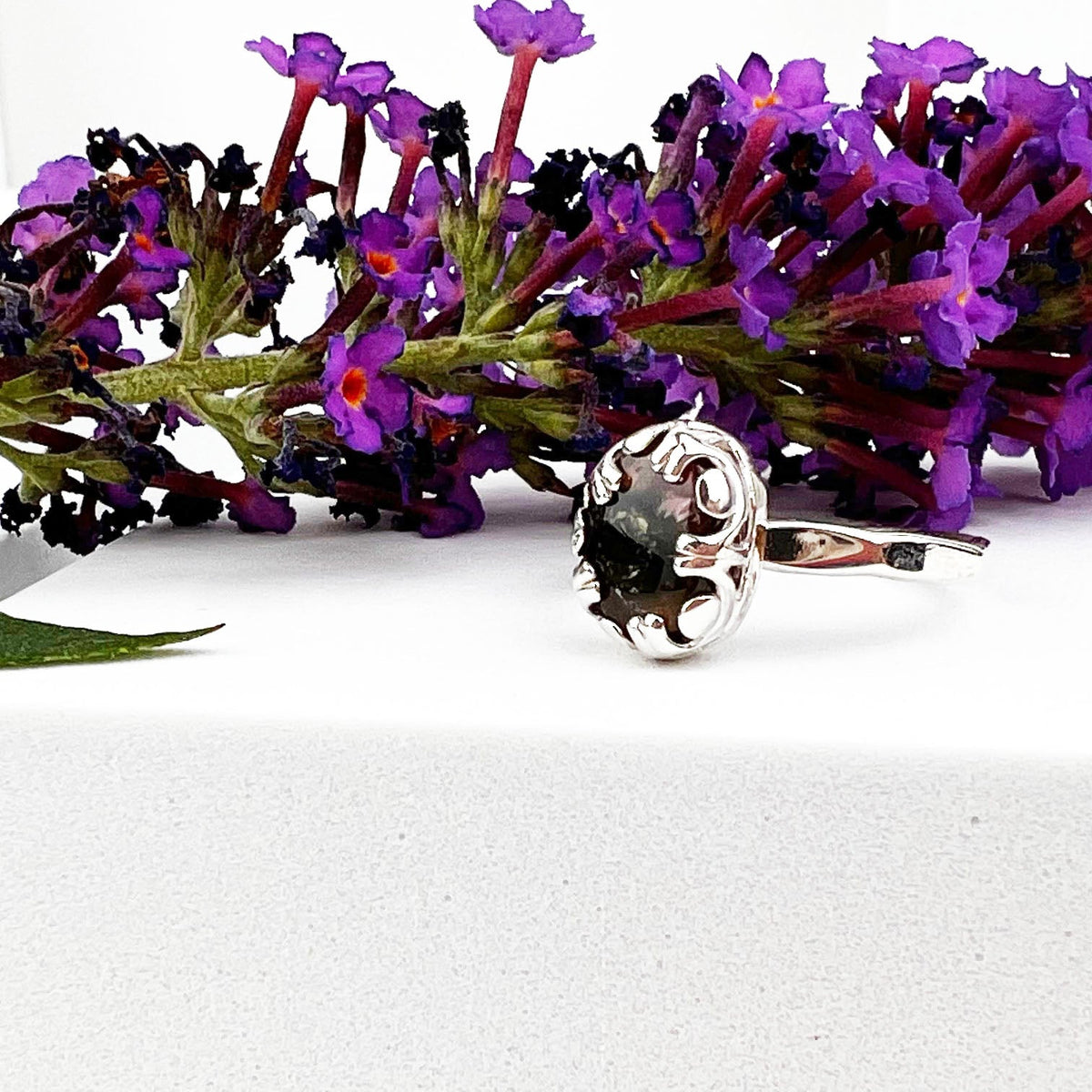 Hexagonal Bloom Ring - Mettle by Abby
