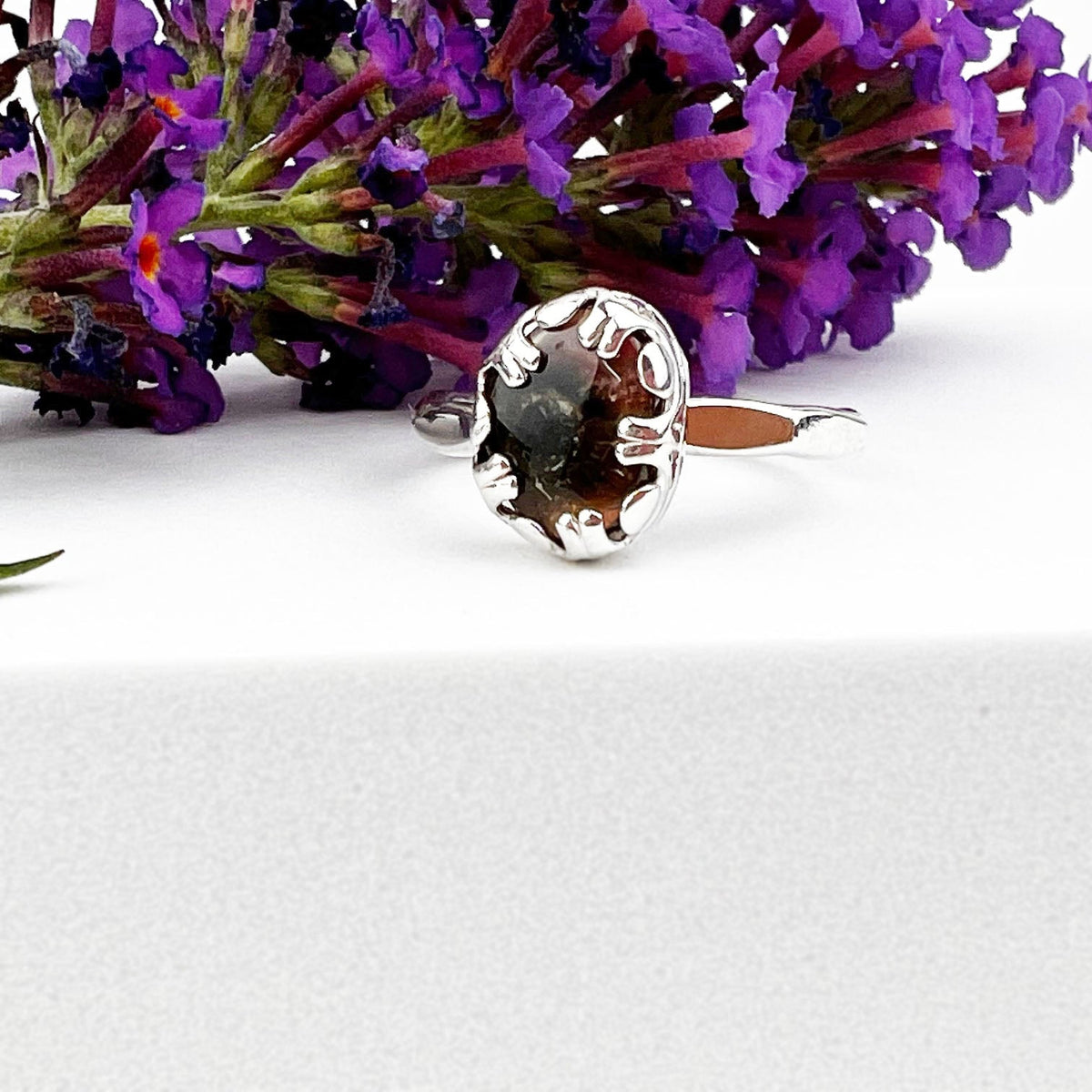 Hexagonal Bloom Ring - Mettle by Abby