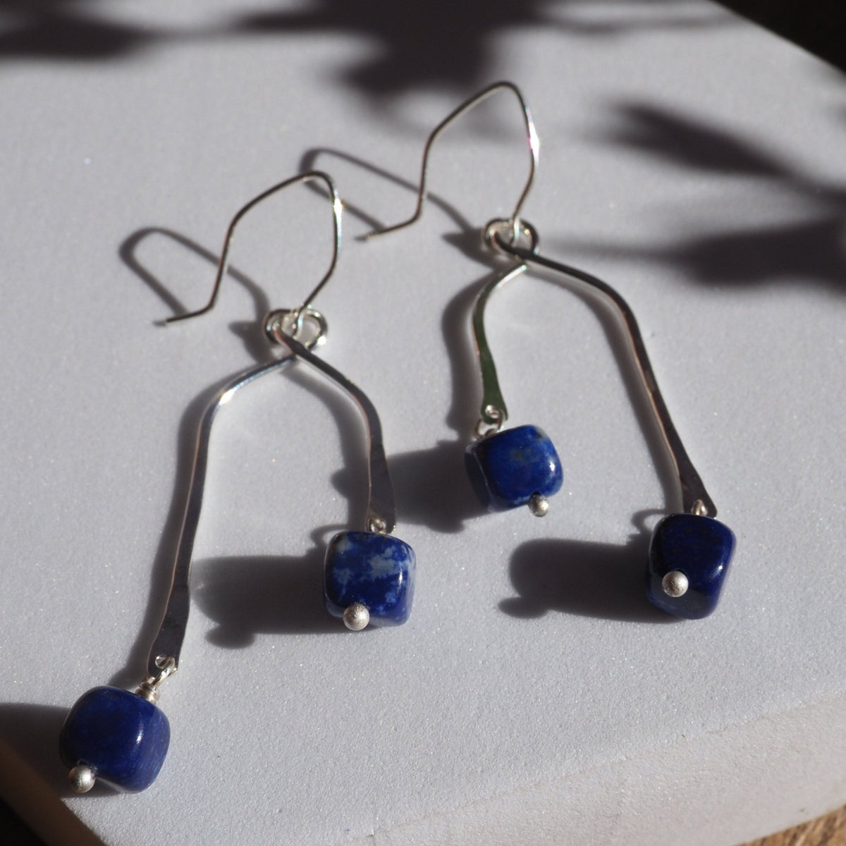 Lapis Mobile Earrings - Mettle by Abby