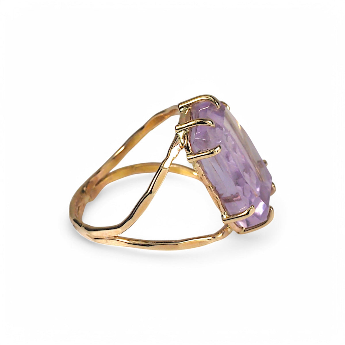 Lavender Gold Ring - Mettle by Abby