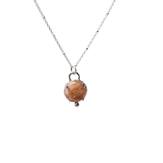 Petite Meteor Shower Necklace-Handmade Sterling Silver