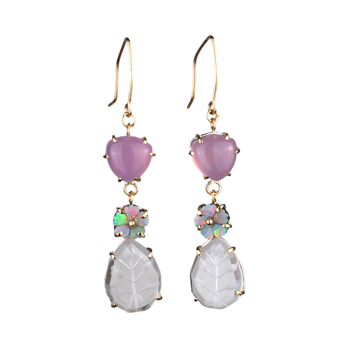 14k Opal Garden Earrings