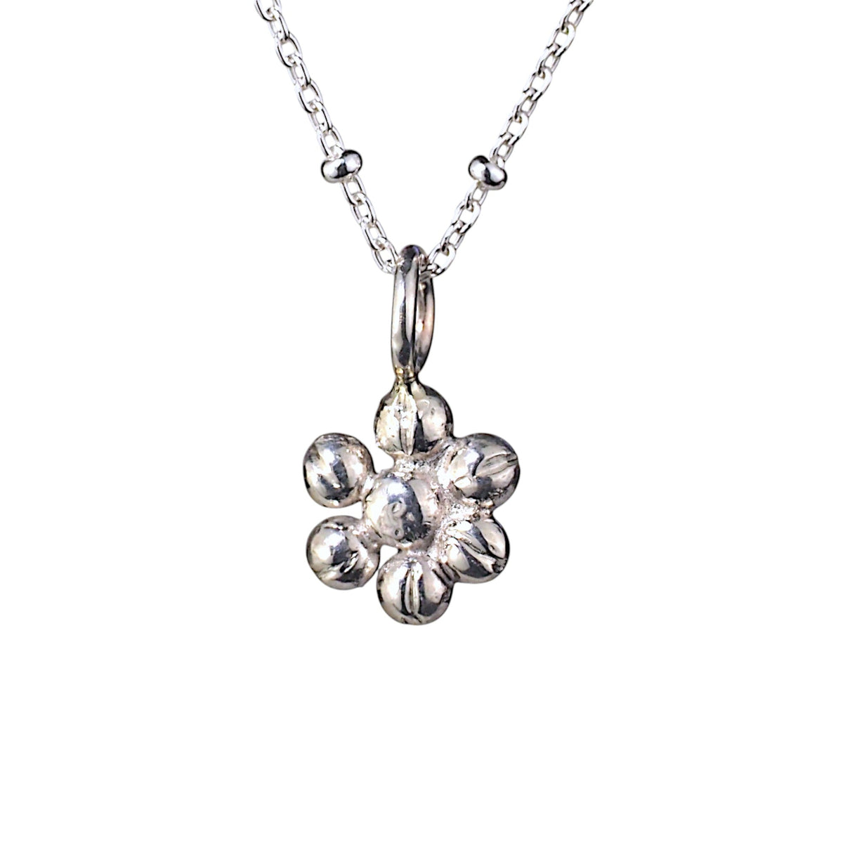 Silver Blossom Necklace - Mettle by Abby
