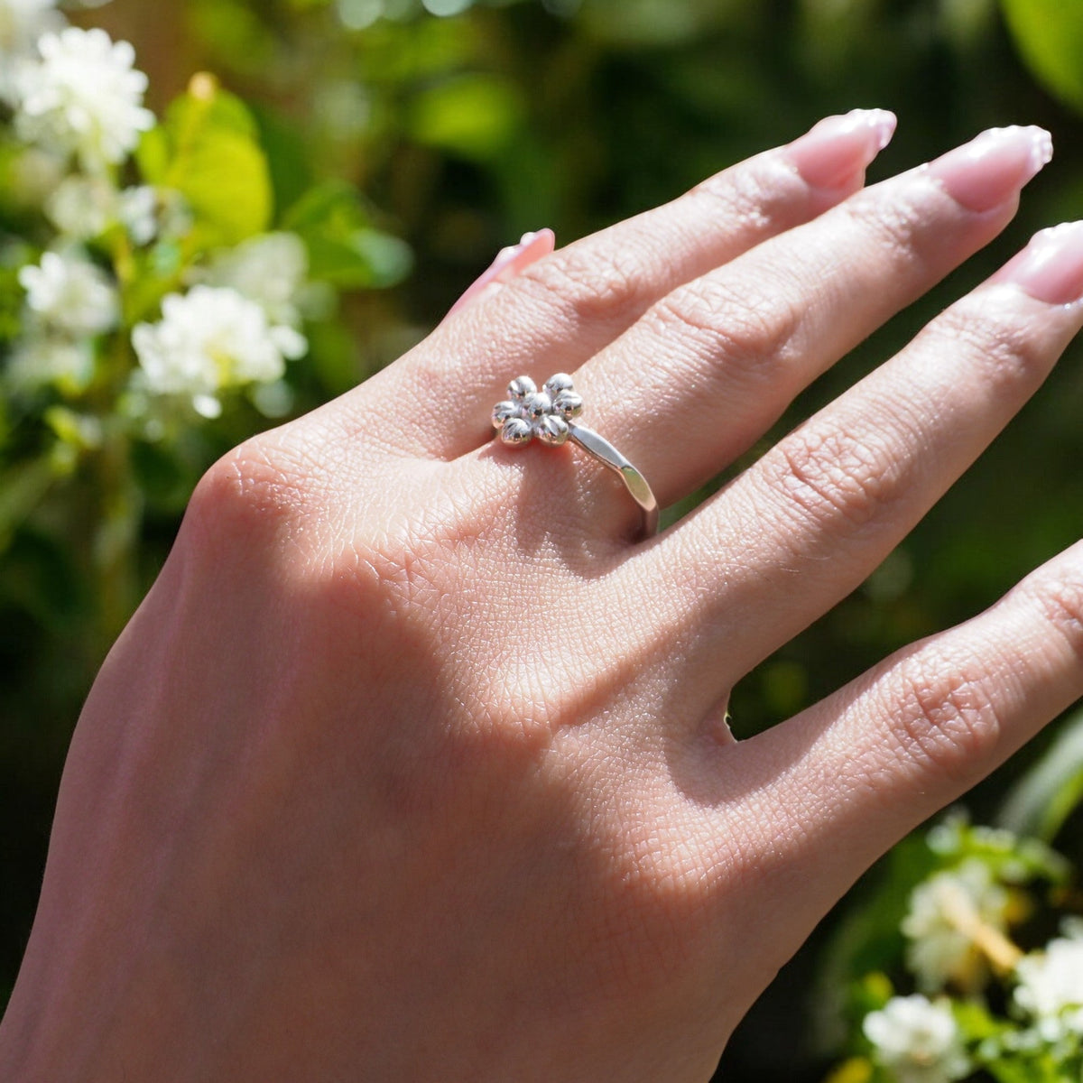 Silver Blossom Ring - Mettle by Abby