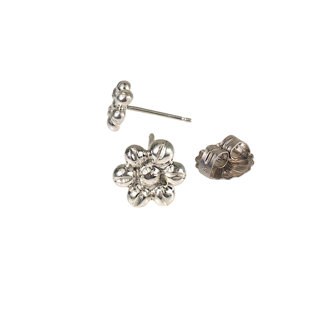 Silver Blossom Studs - Mettle by Abby