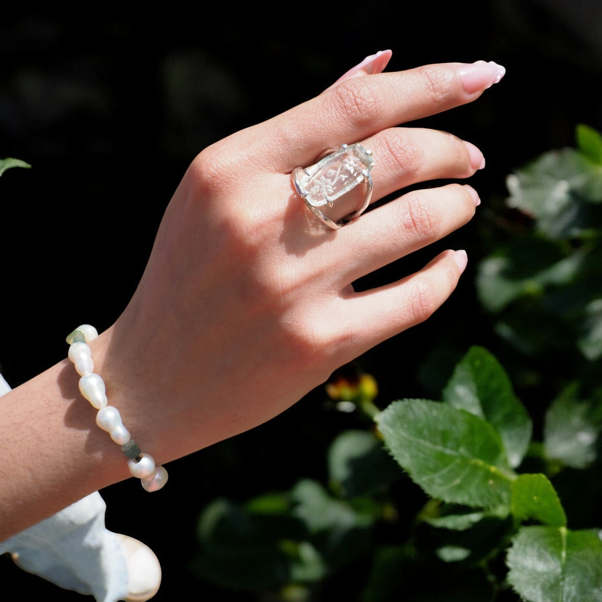 Silver Dew Ring - Mettle by Abby
