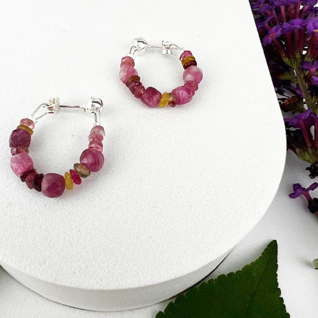 Tourmaline Hoops - Mettle by Abby