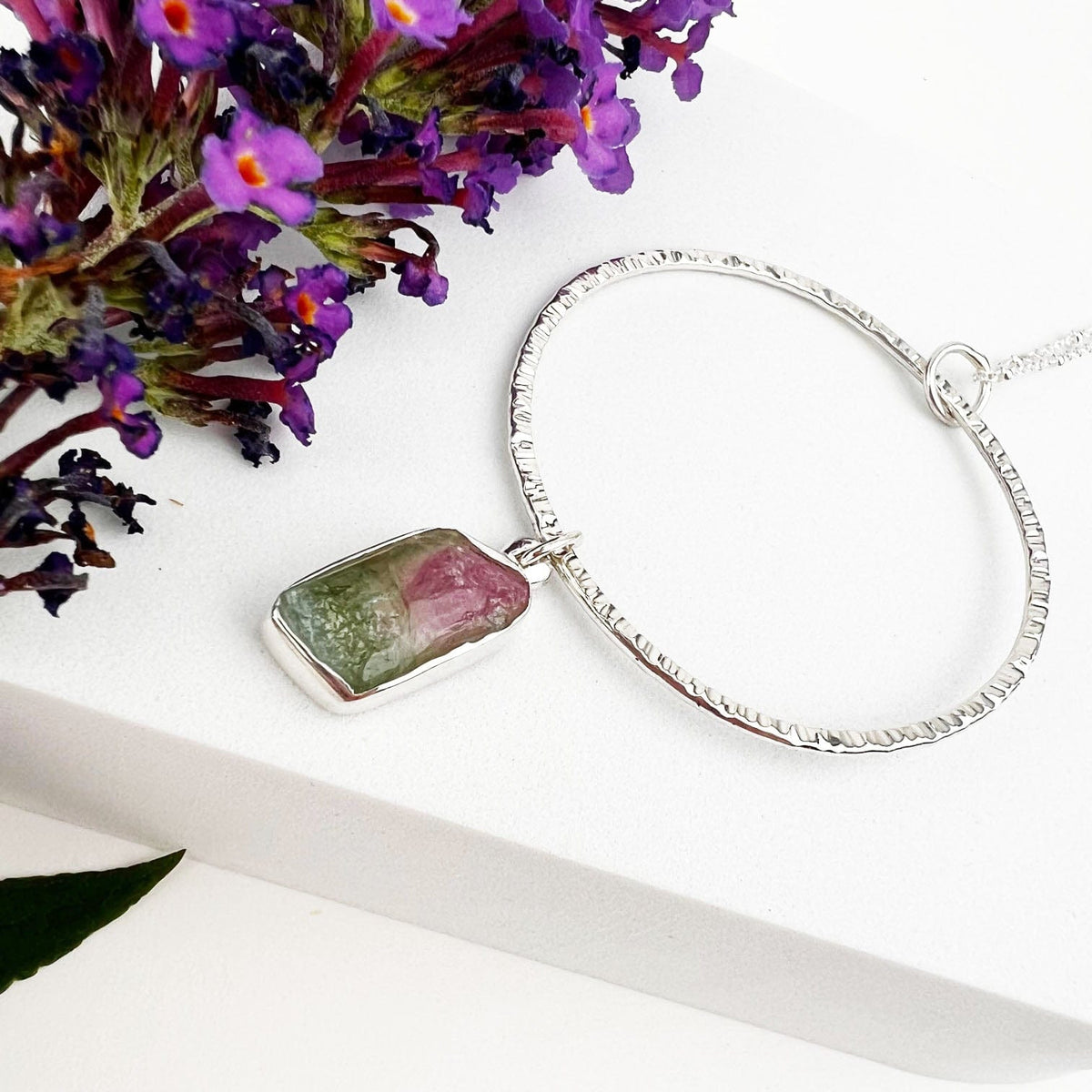 Watermelon Halo Necklace - Mettle by Abby