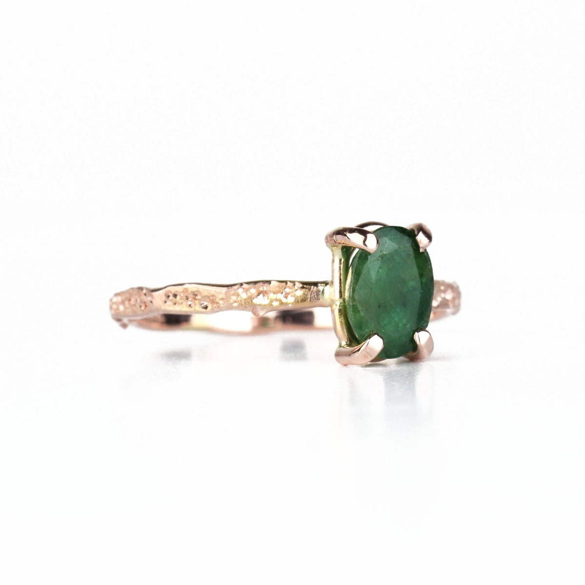 14K Emerald Ring - Mettle by Abby
