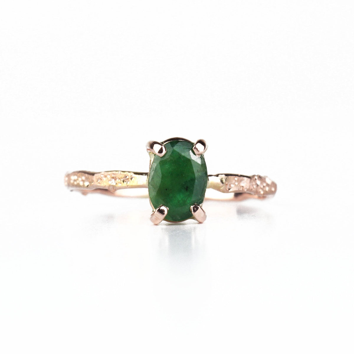 14K Emerald Ring - Mettle by Abby