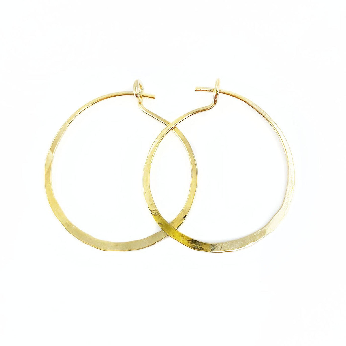 14k Everyday Gold Hoops - Mettle by Abby
