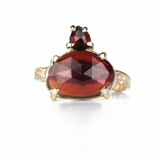 14k Garnet Ring - Mettle by Abby