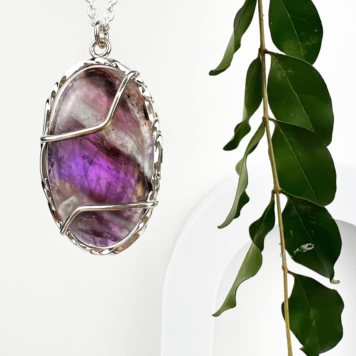 Amethyst Winds Necklace - Mettle by Abby