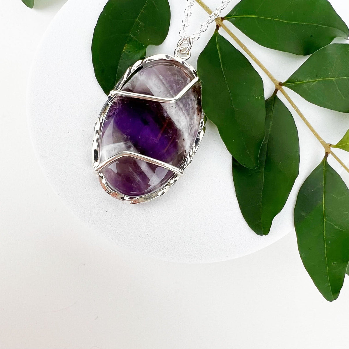 Amethyst Winds Necklace - Mettle by Abby