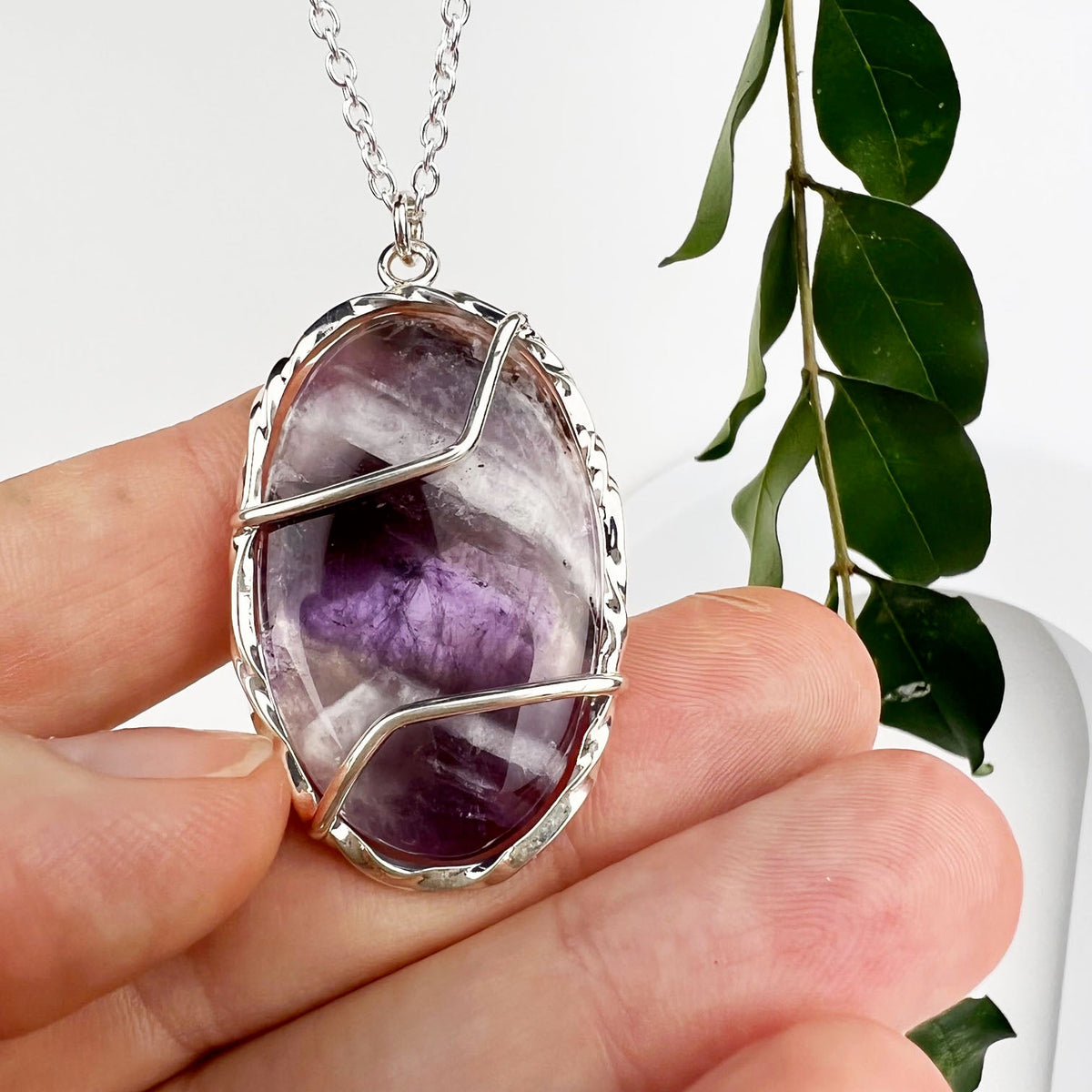 Amethyst Winds Necklace - Mettle by Abby