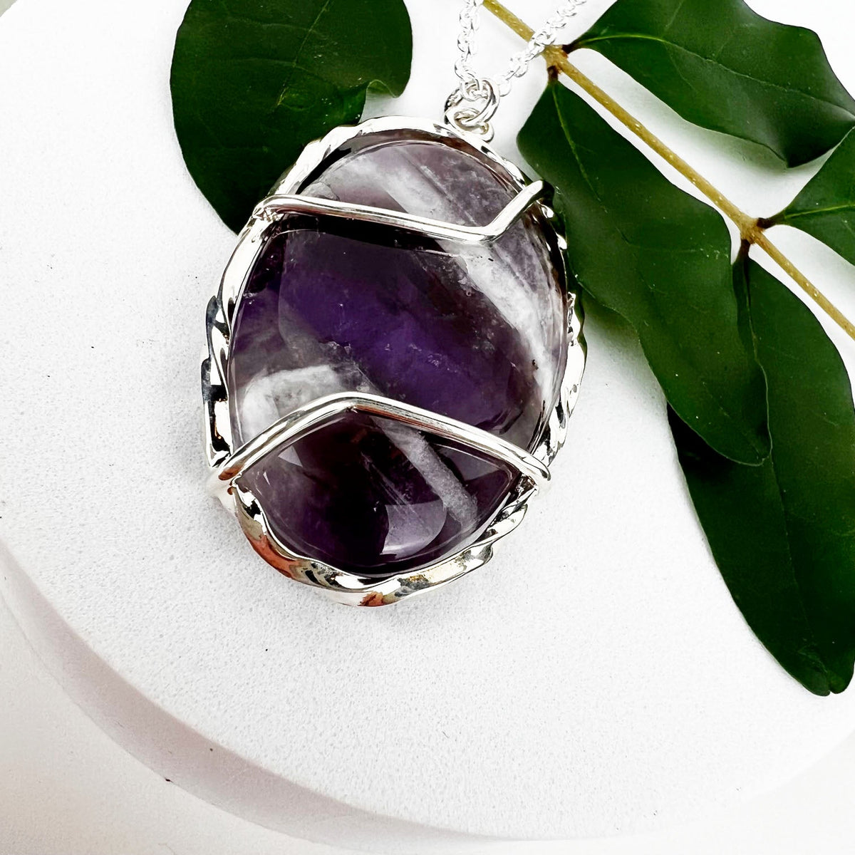 Amethyst Winds Necklace - Mettle by Abby