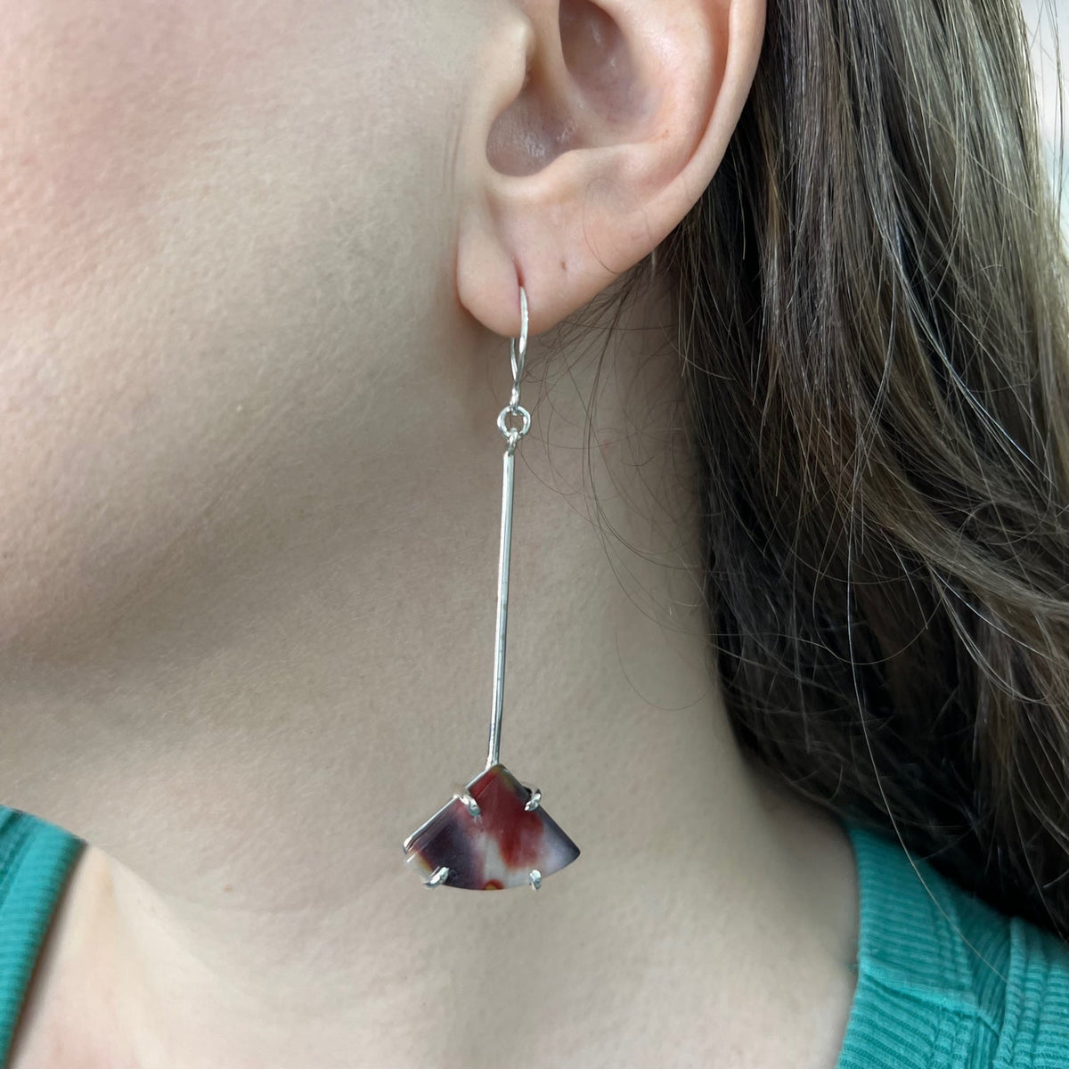 Asymmetrical Confession Earrings - Mettle by Abby