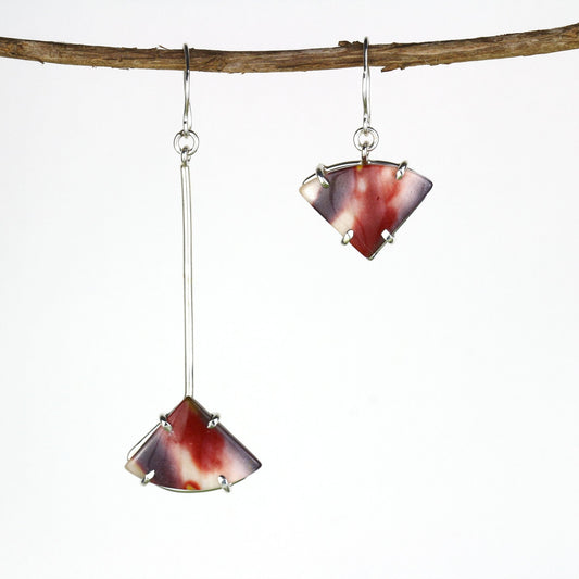 Asymmetrical Confession Earrings - Mettle by Abby