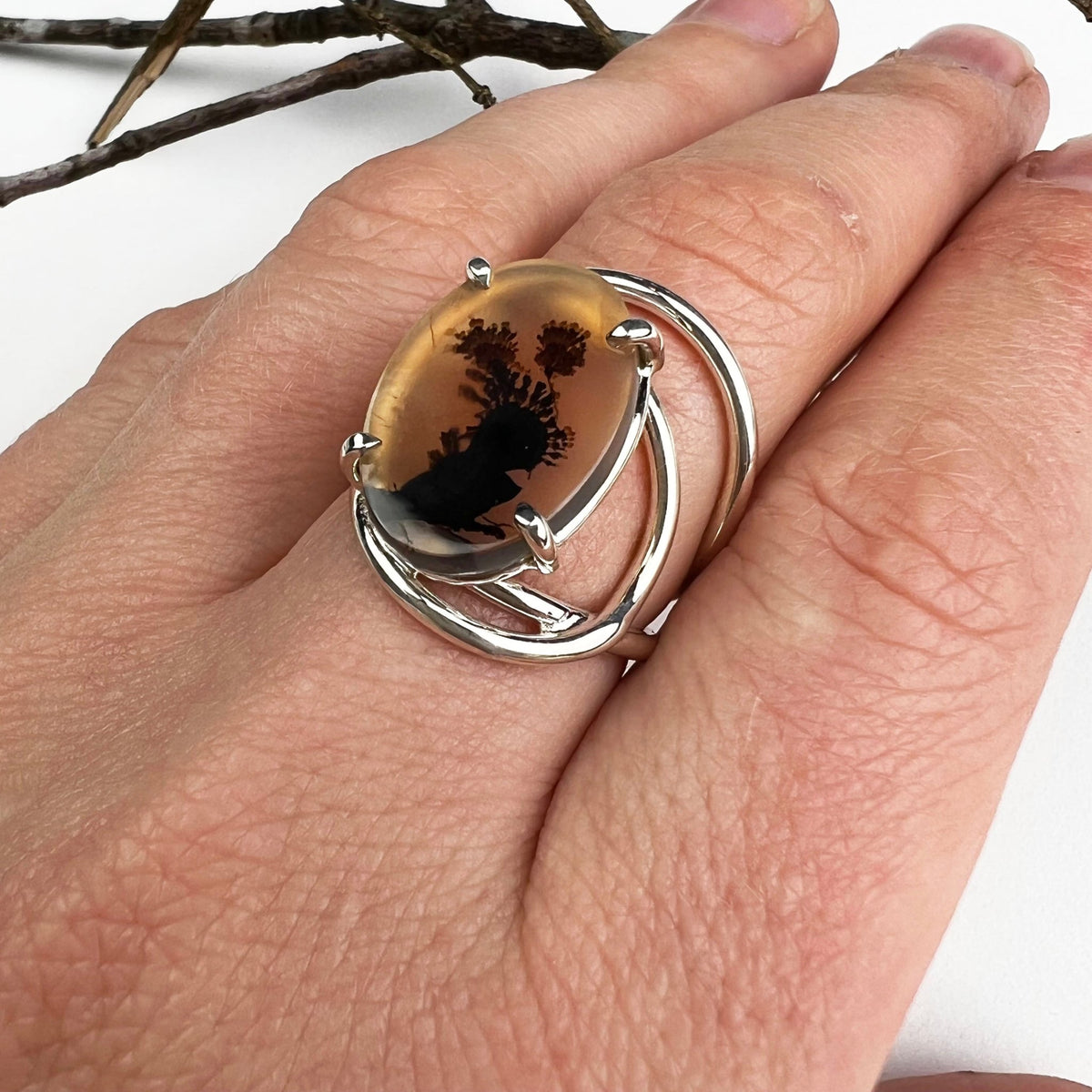 Cactus in the Wind Ring - Mettle by Abby