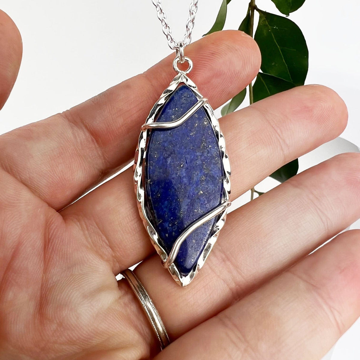 Lapis Lazuli Winds Necklace - Mettle by Abby
