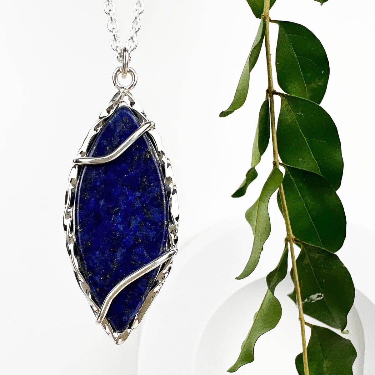 Lapis Lazuli Winds Necklace - Mettle by Abby