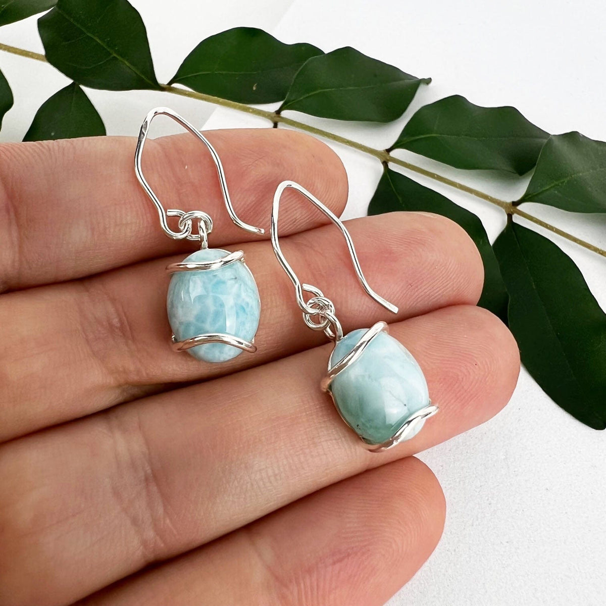 Larimar Wind Earrings - Mettle by Abby