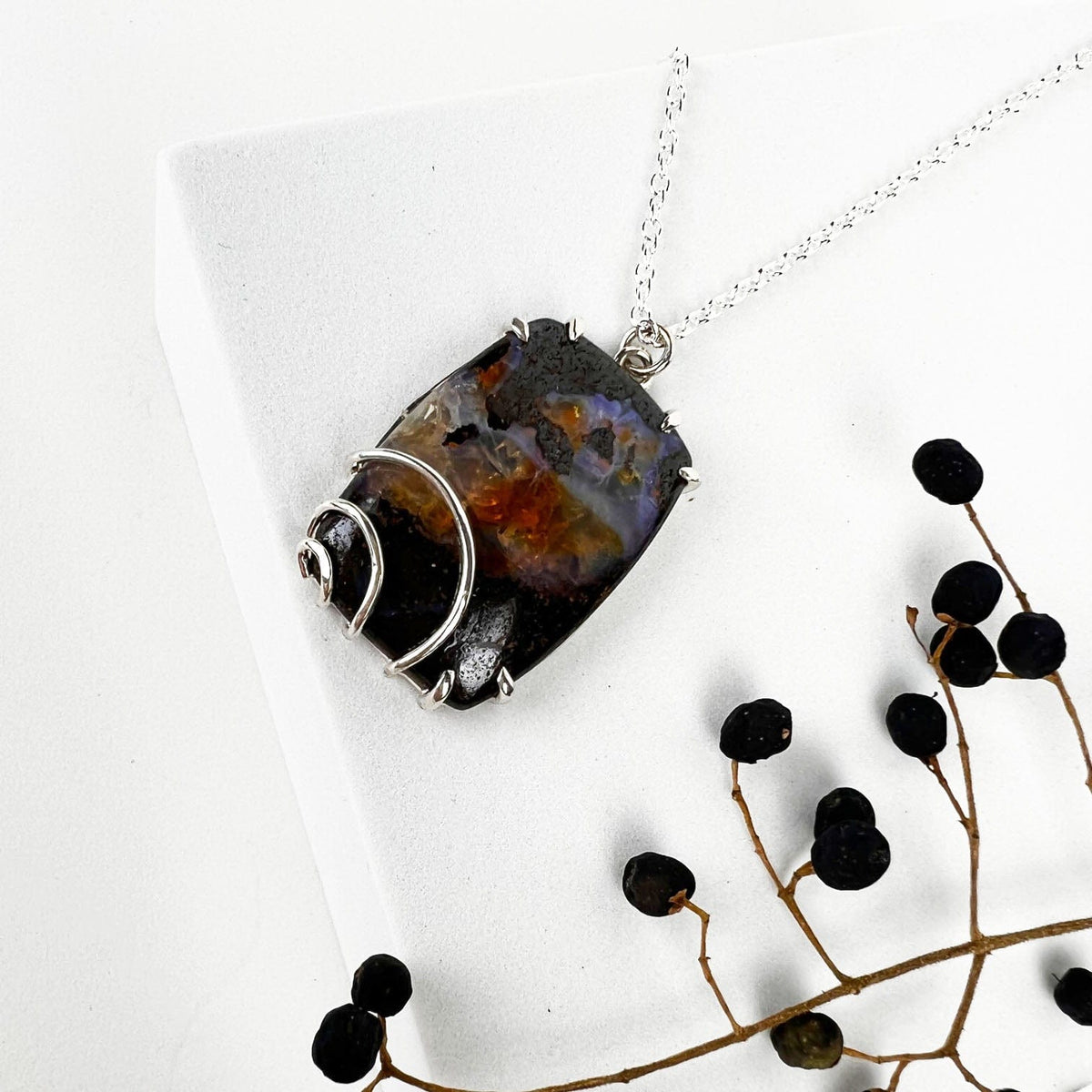 Opal Sonar Necklace - Mettle by Abby