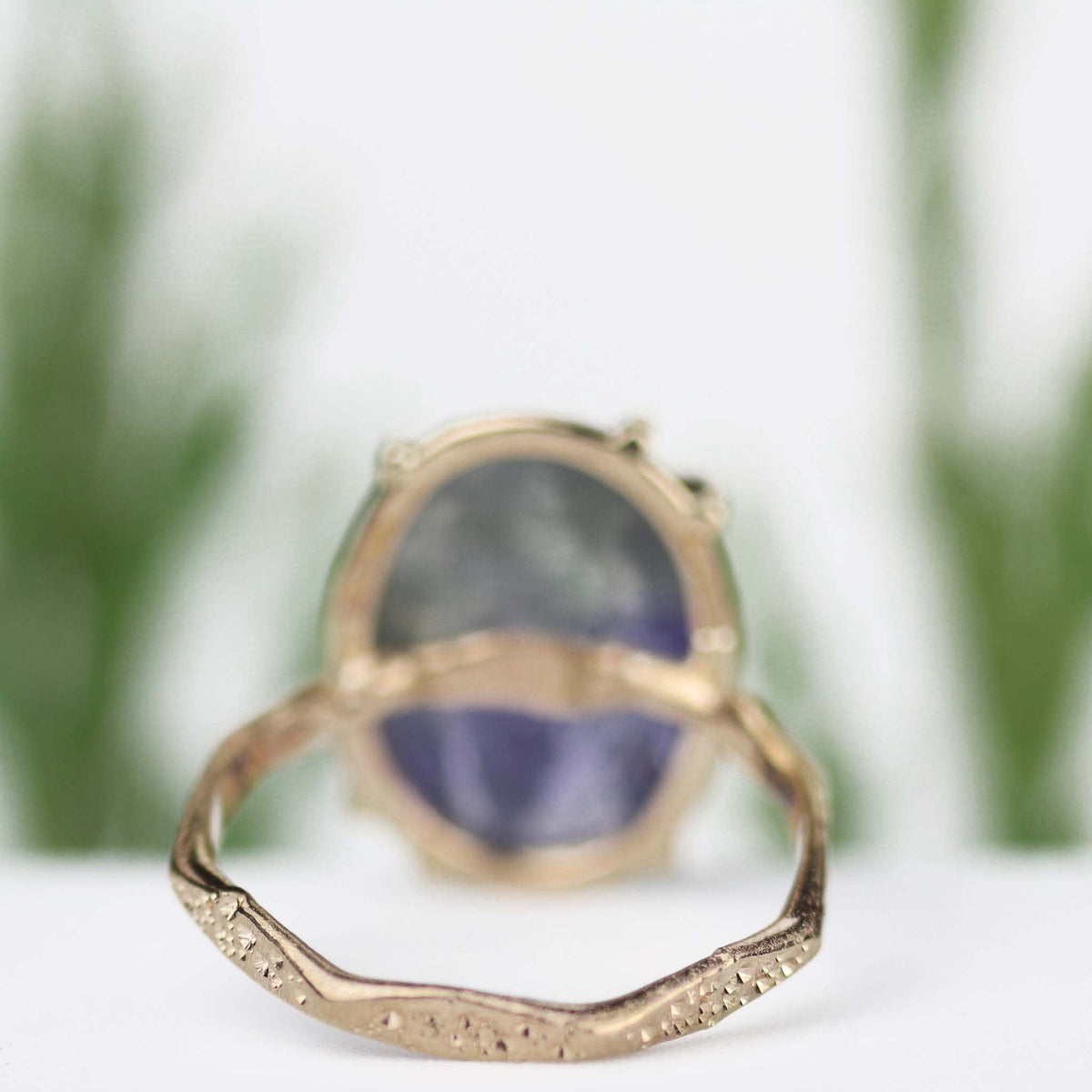 Tanzanite Stardust Ring 14k Yellow Gold - Mettle by Abby